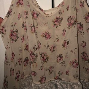 Flowered blouse